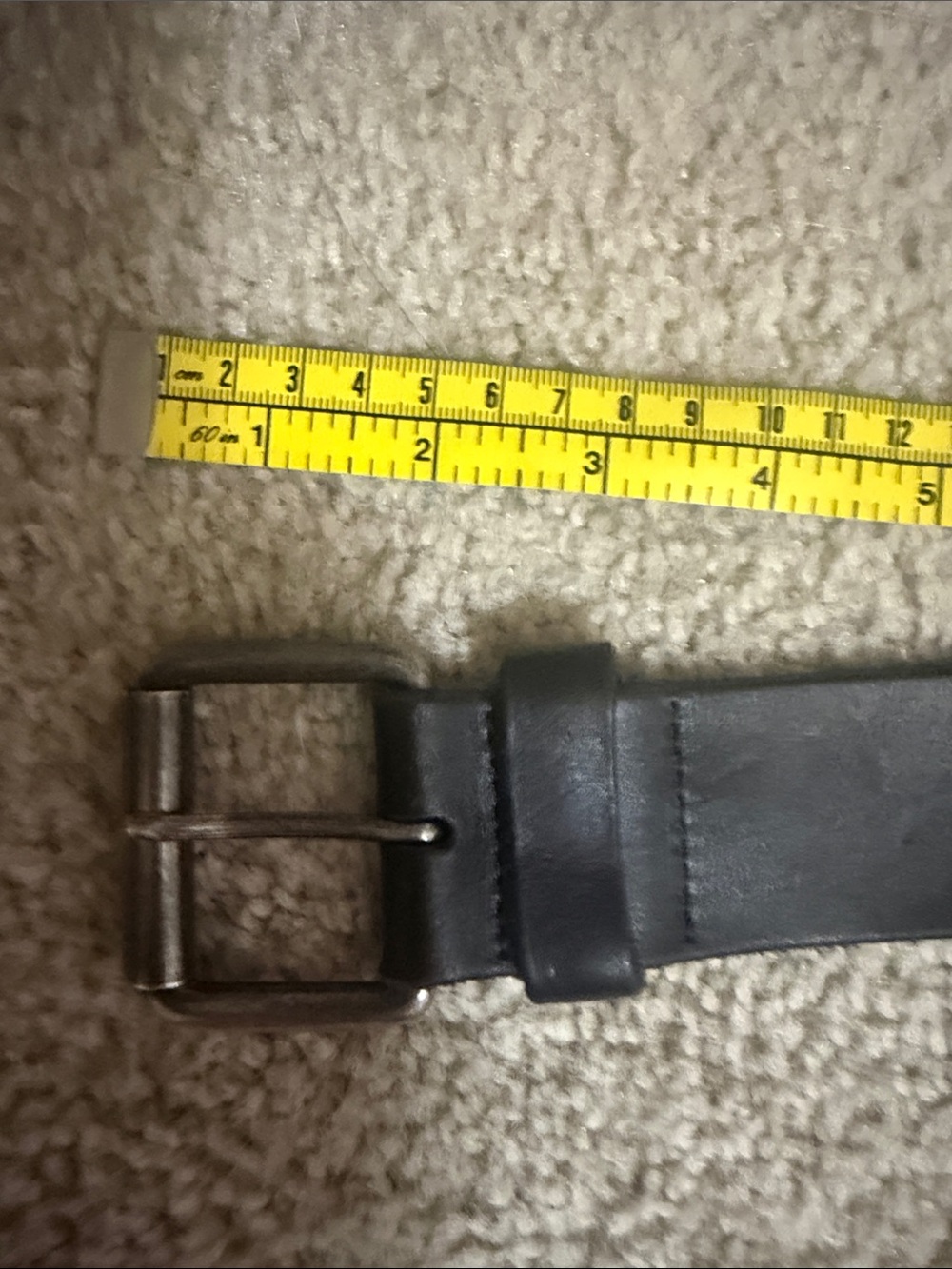 Lucky Brand darkest brown Leather Belt with Silver Buckle